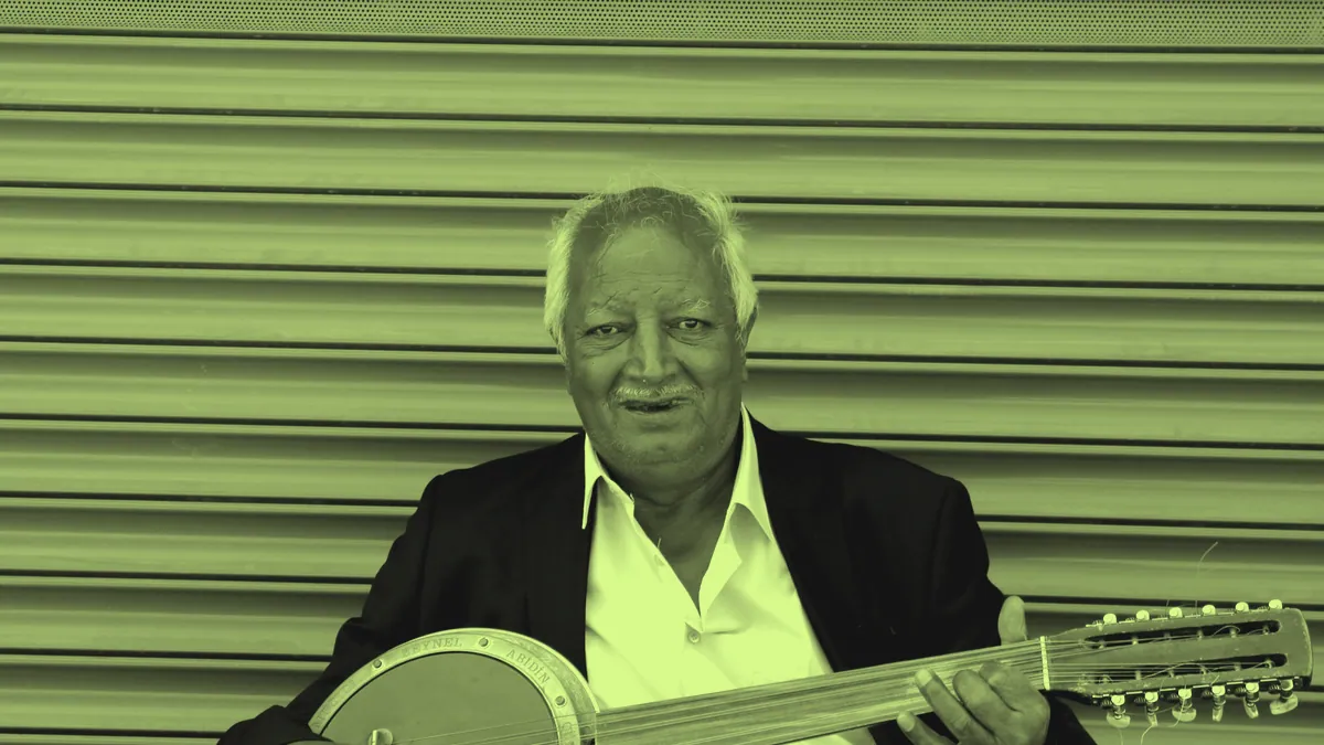 Acoustic instruments of folk music.